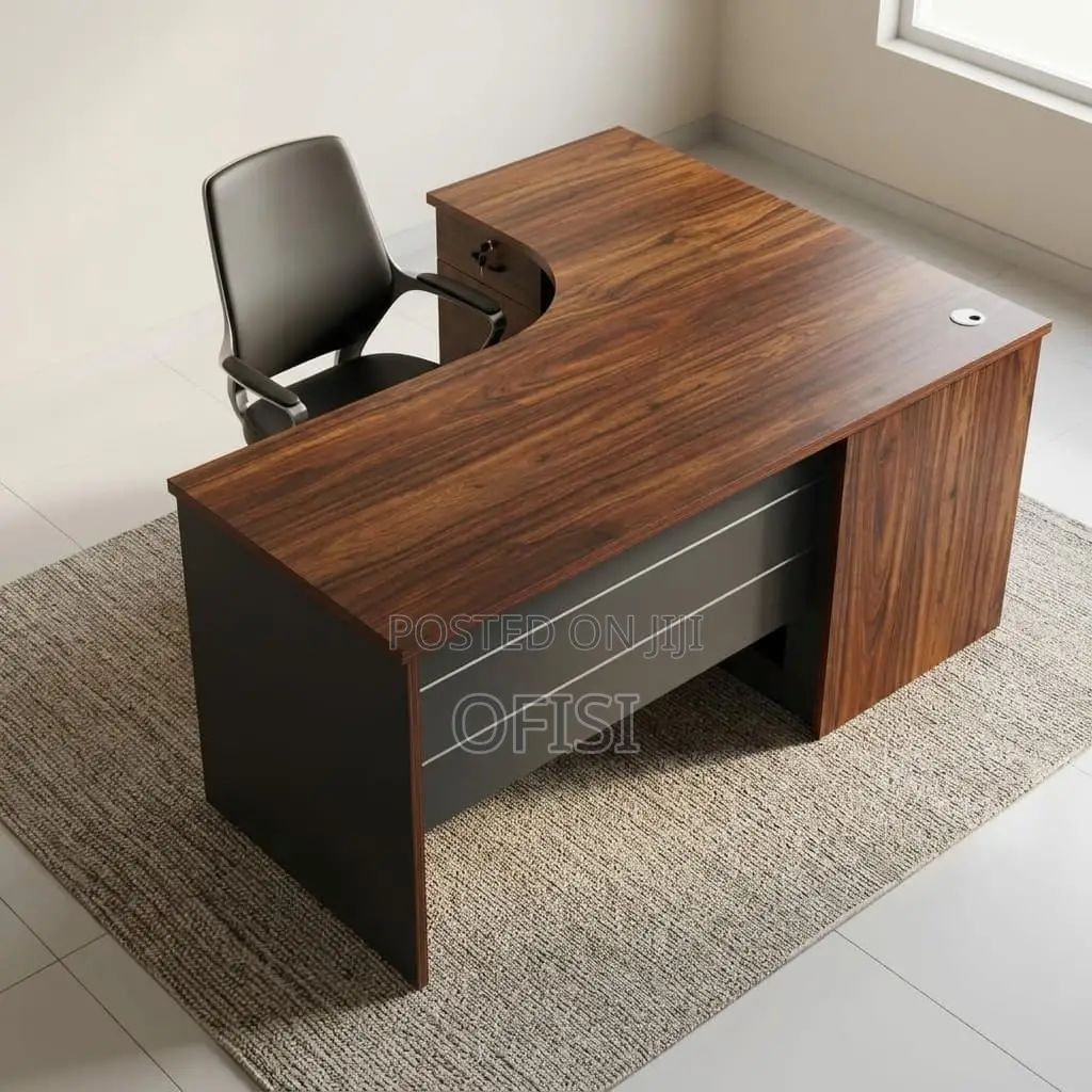 Office Desk; Curved 140Cm Office Desk