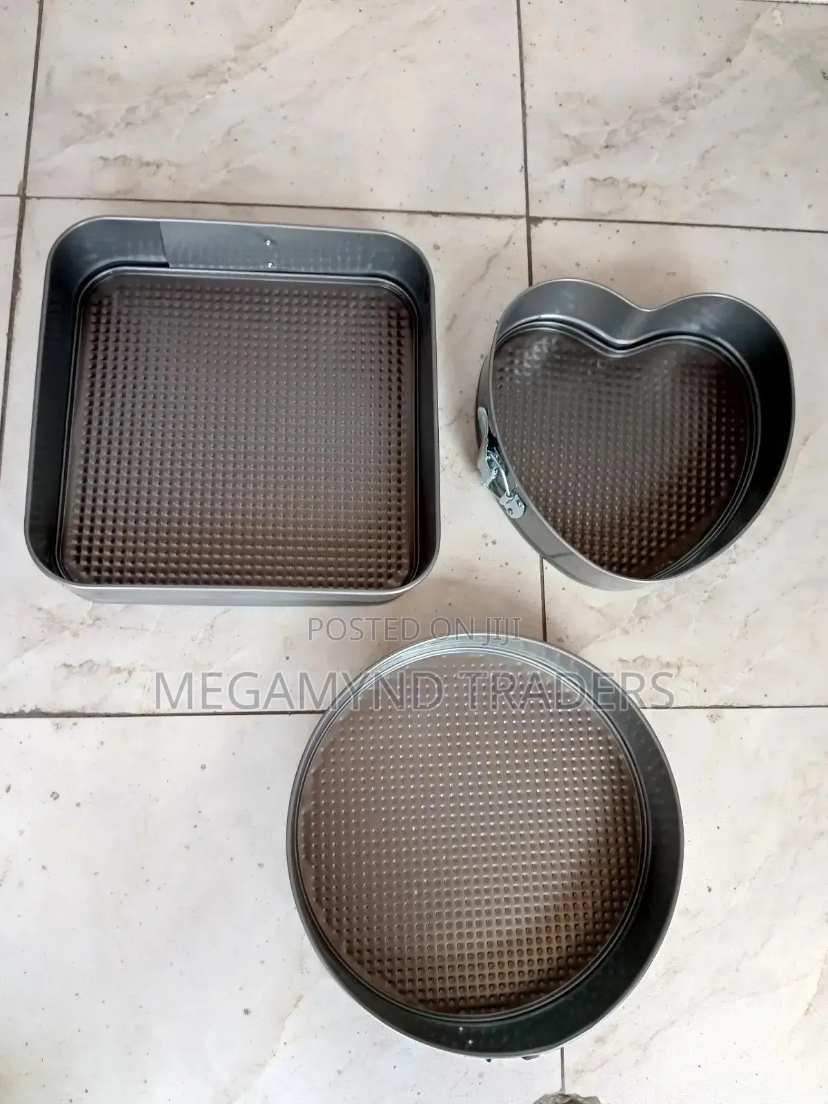 3pc Cake Mold Baking Tin