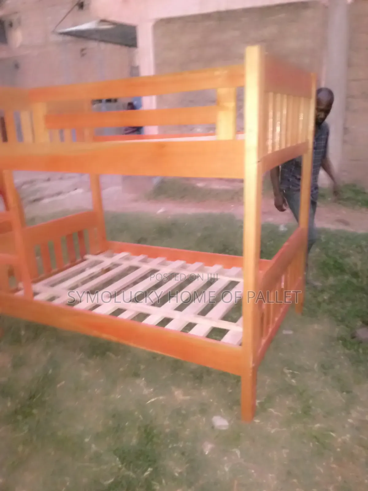 Brand Brandy Double Decker Bed-Bulky 4*6 by 4*6 Framed