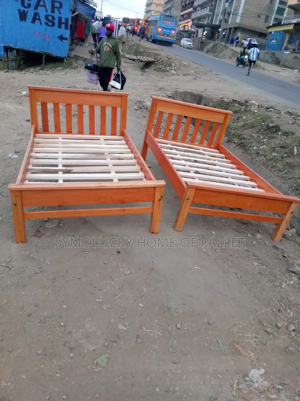 4*6 Hardwood Bed- Kings Super Bed