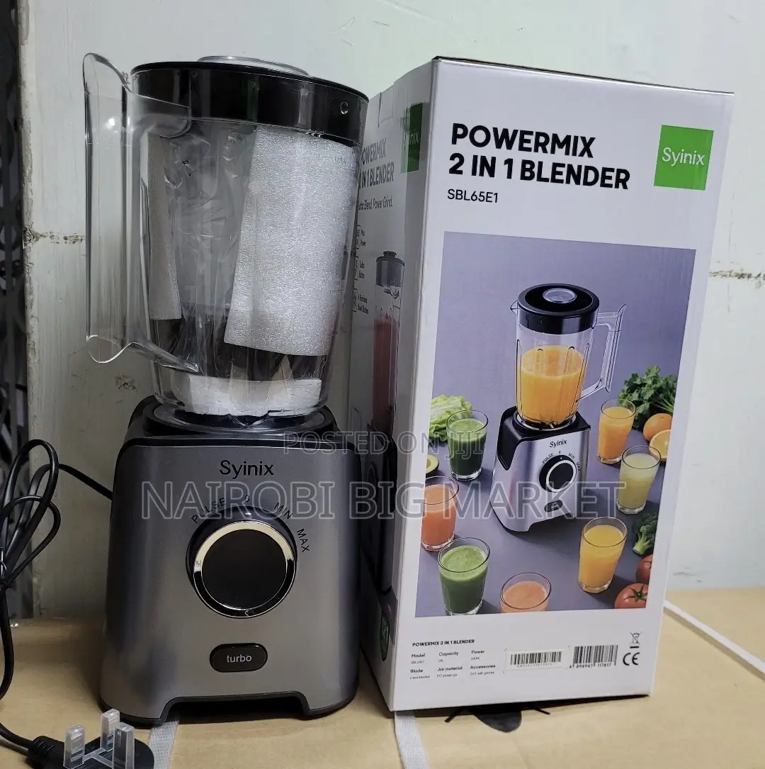 Syinix Powermix 2in1 Blender Turbo Blend