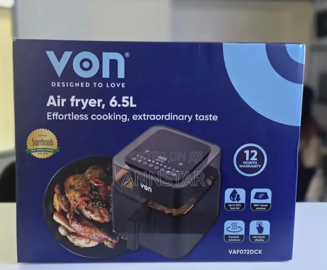 6.5 Litres Von Airfryer