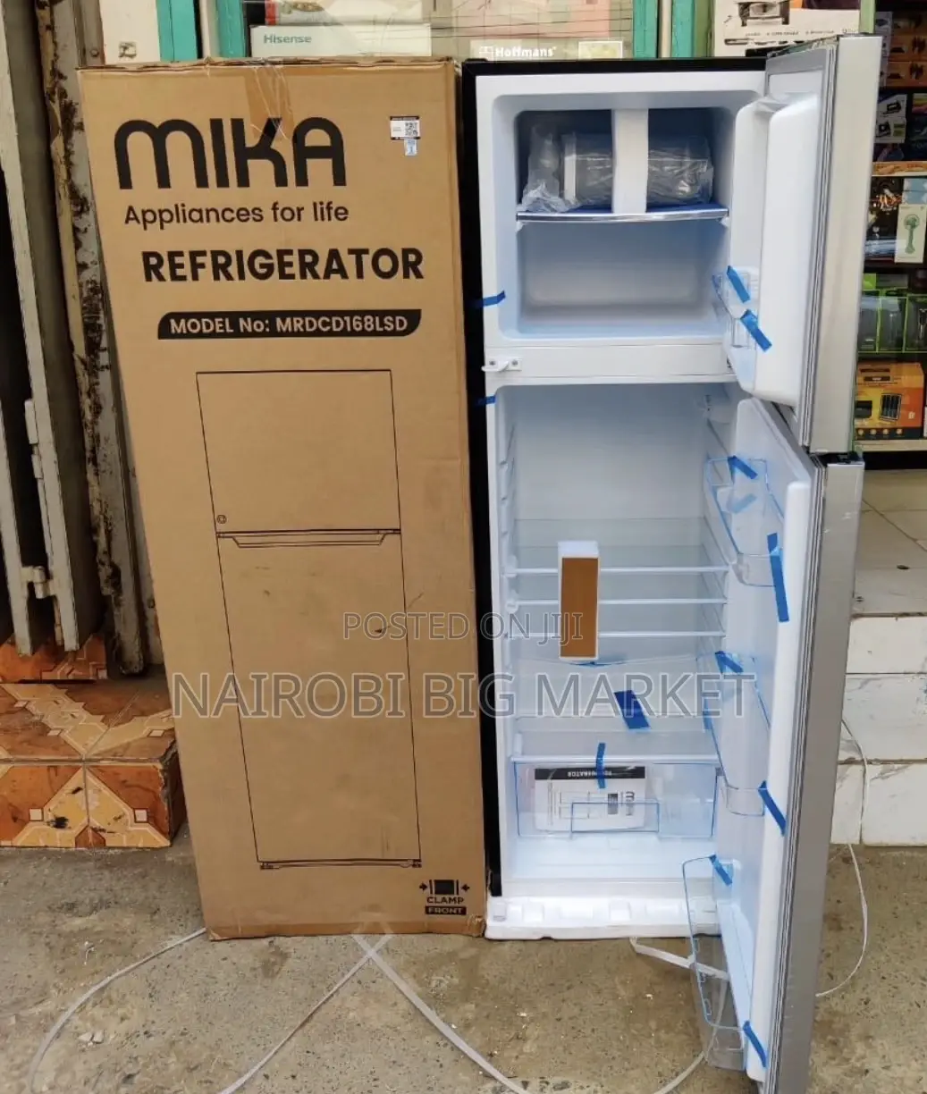Mika 168 Litres Double Door Refrigerator