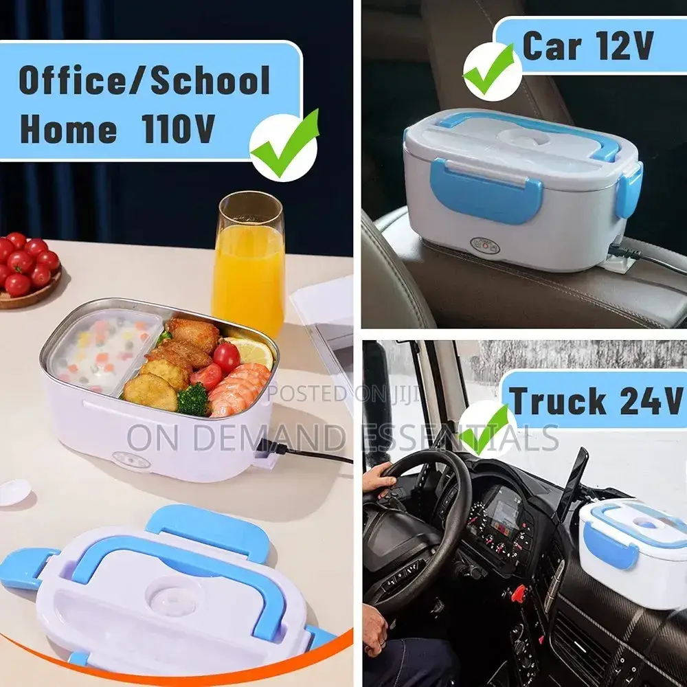 Electric Lunch Box 2 in 1 Food Heater
