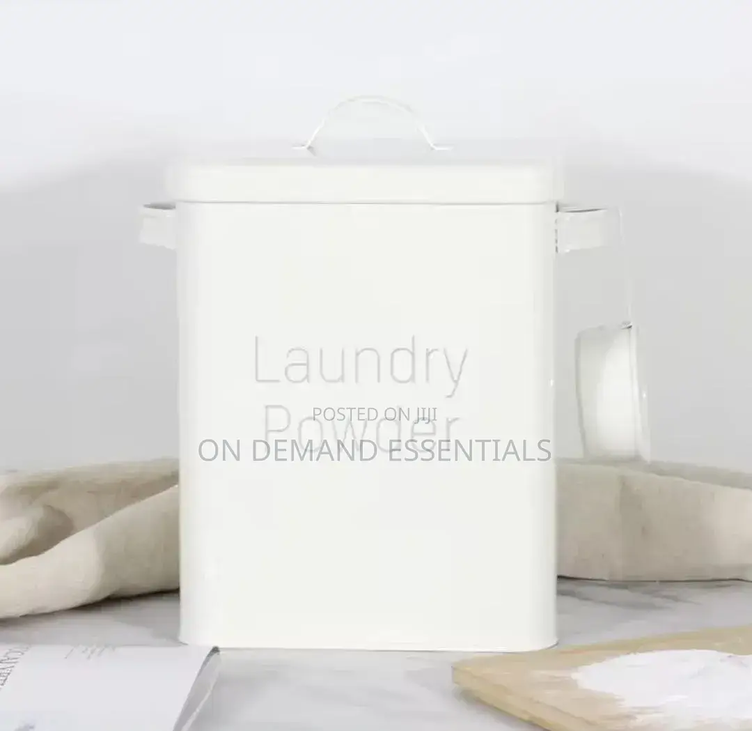 Alloy Laundry Powder Tin Comes With a Scoop