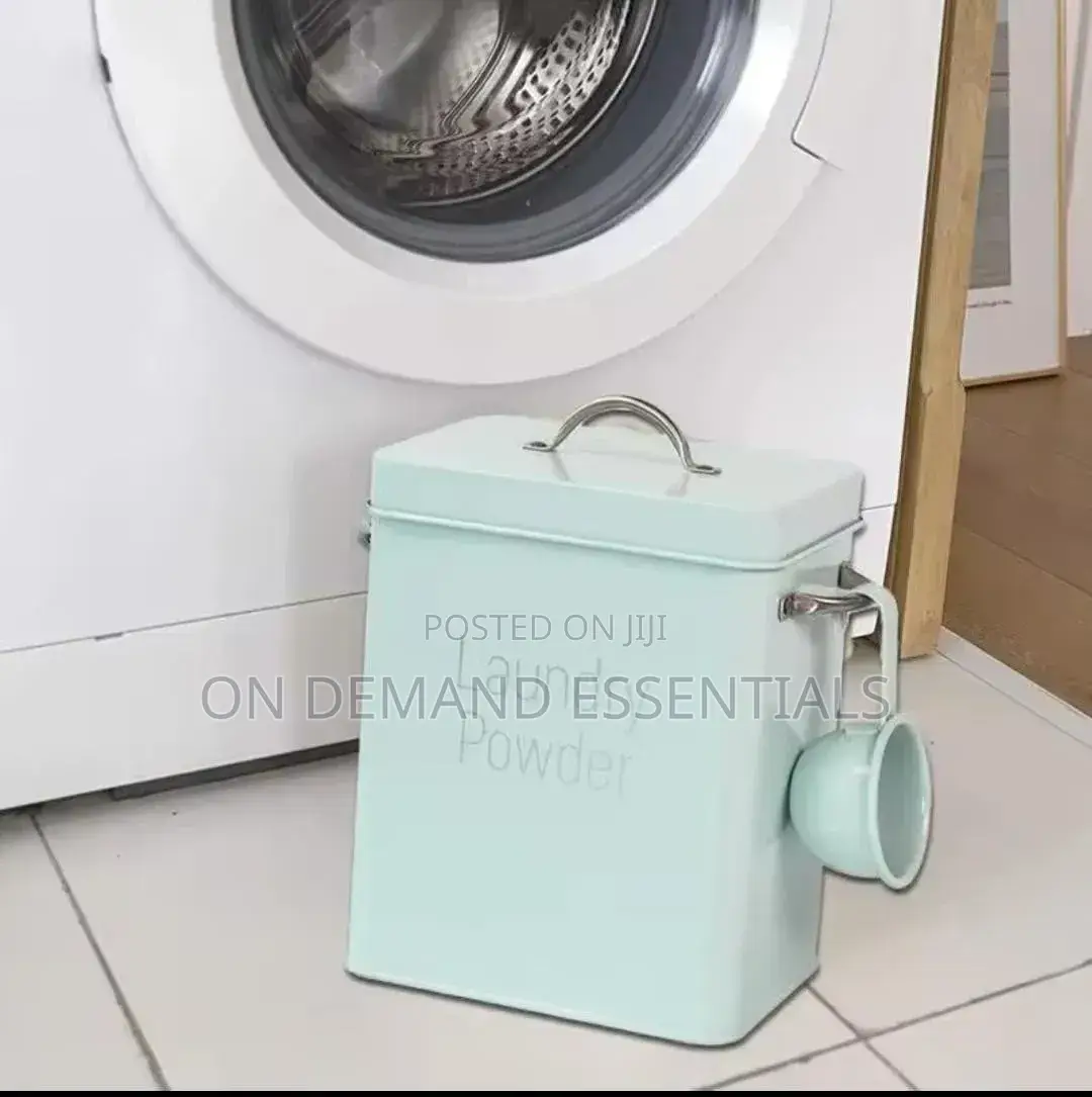 Alloy Laundry Powder Tin Comes With a Scoop