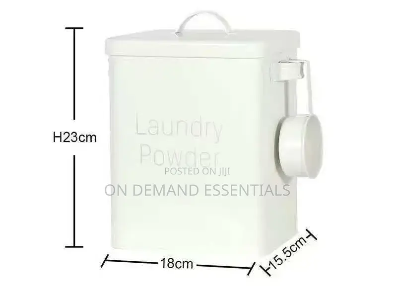 Alloy Laundry Powder Tin Comes With a Scoop