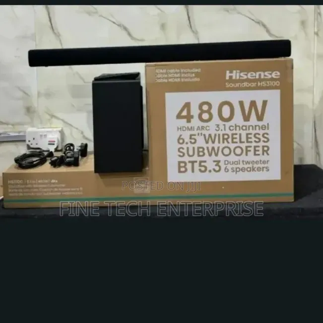 Hisense Hs3100 3.1ch 480w Wireless Soundbar