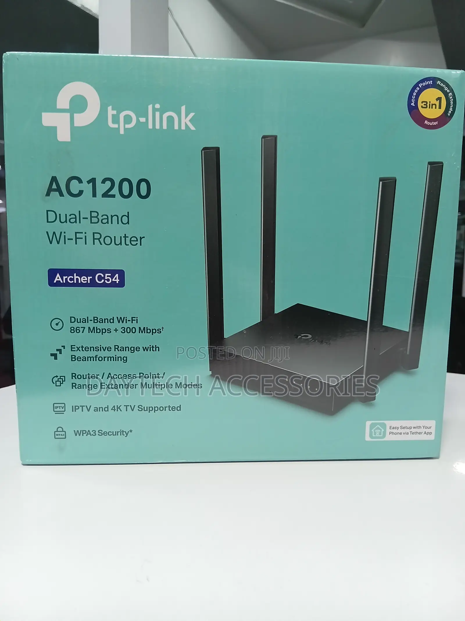This Is a TP-Link Archer C54 AC1200 Dual-Band Wi-Fi Router.