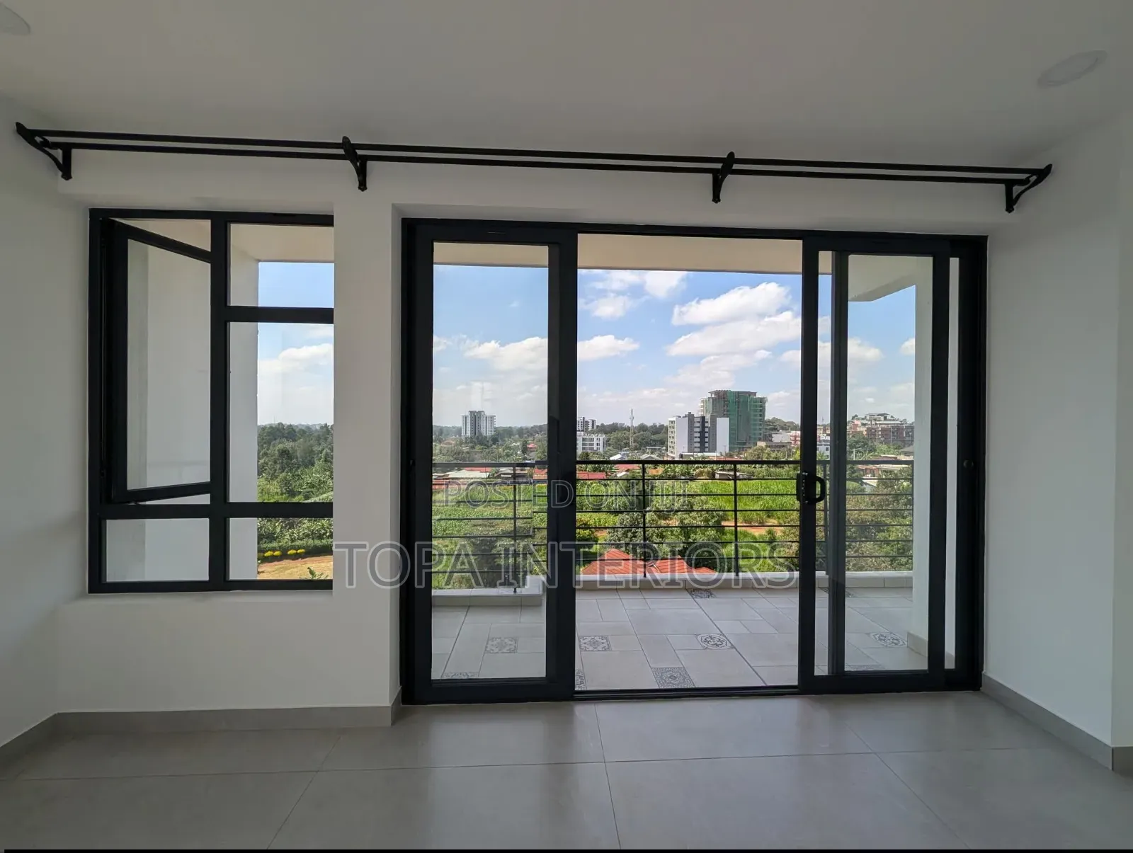 Locally Fabricated Heavy Duty Well Fitted Apartment Curtain Rods
