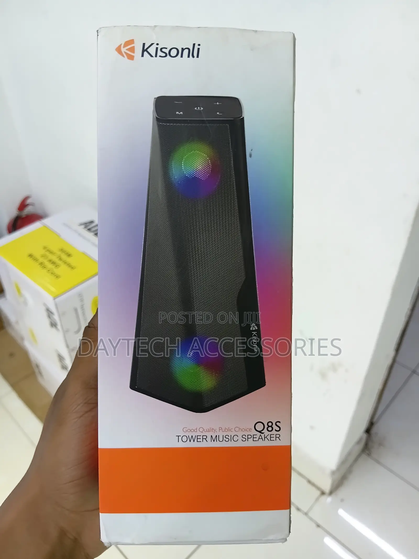 Kisonli Q8S Bluetooth Speaker (Light Emitting)