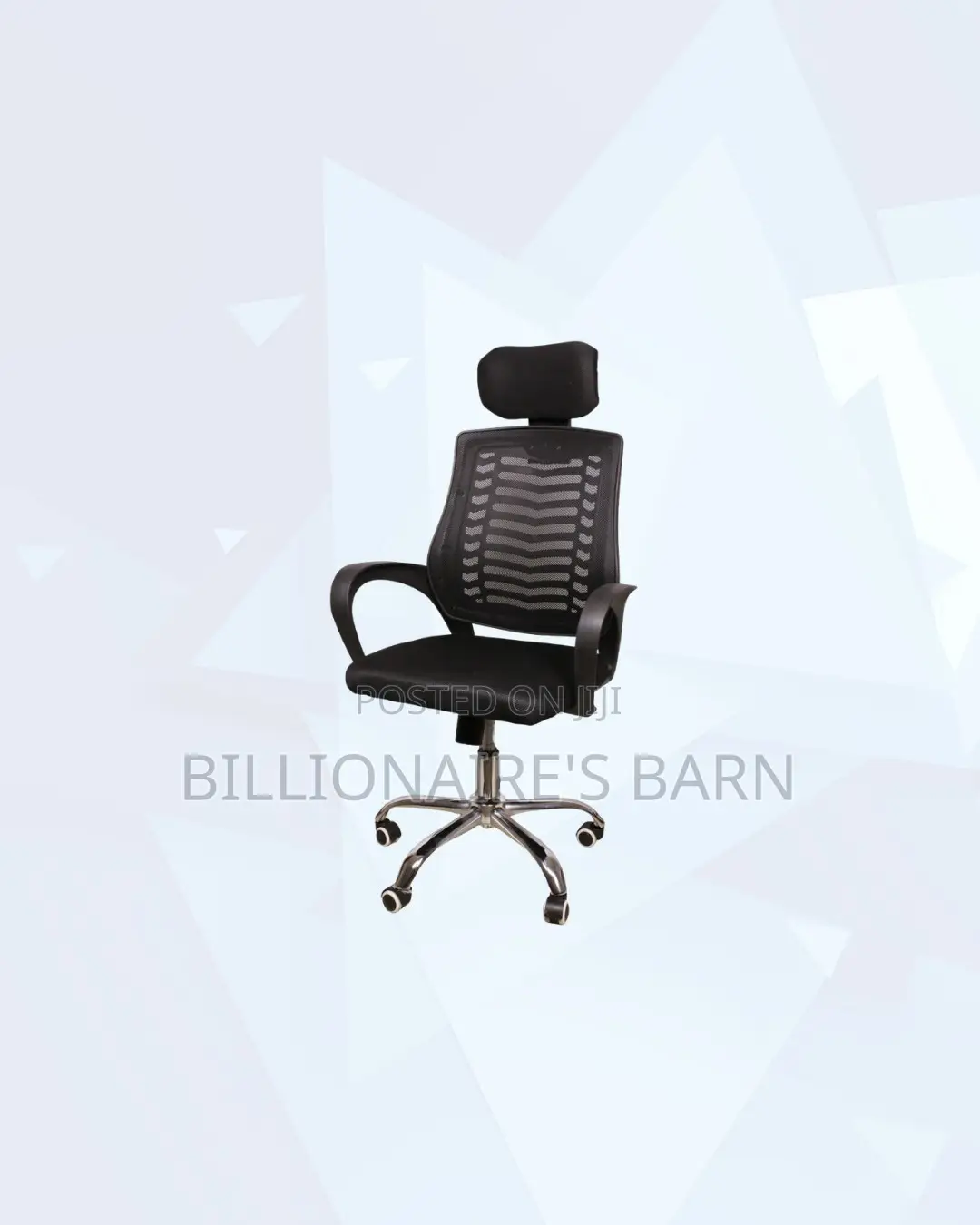 Secretarial Mesh Chair With Headrest for Task Based Productivity