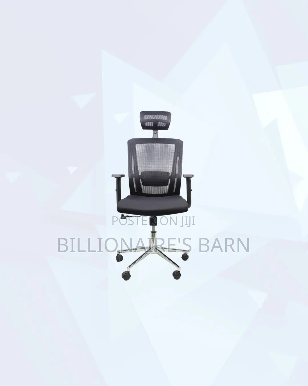 Practical Mesh Office Chair With Headrest for Task Based Productivity