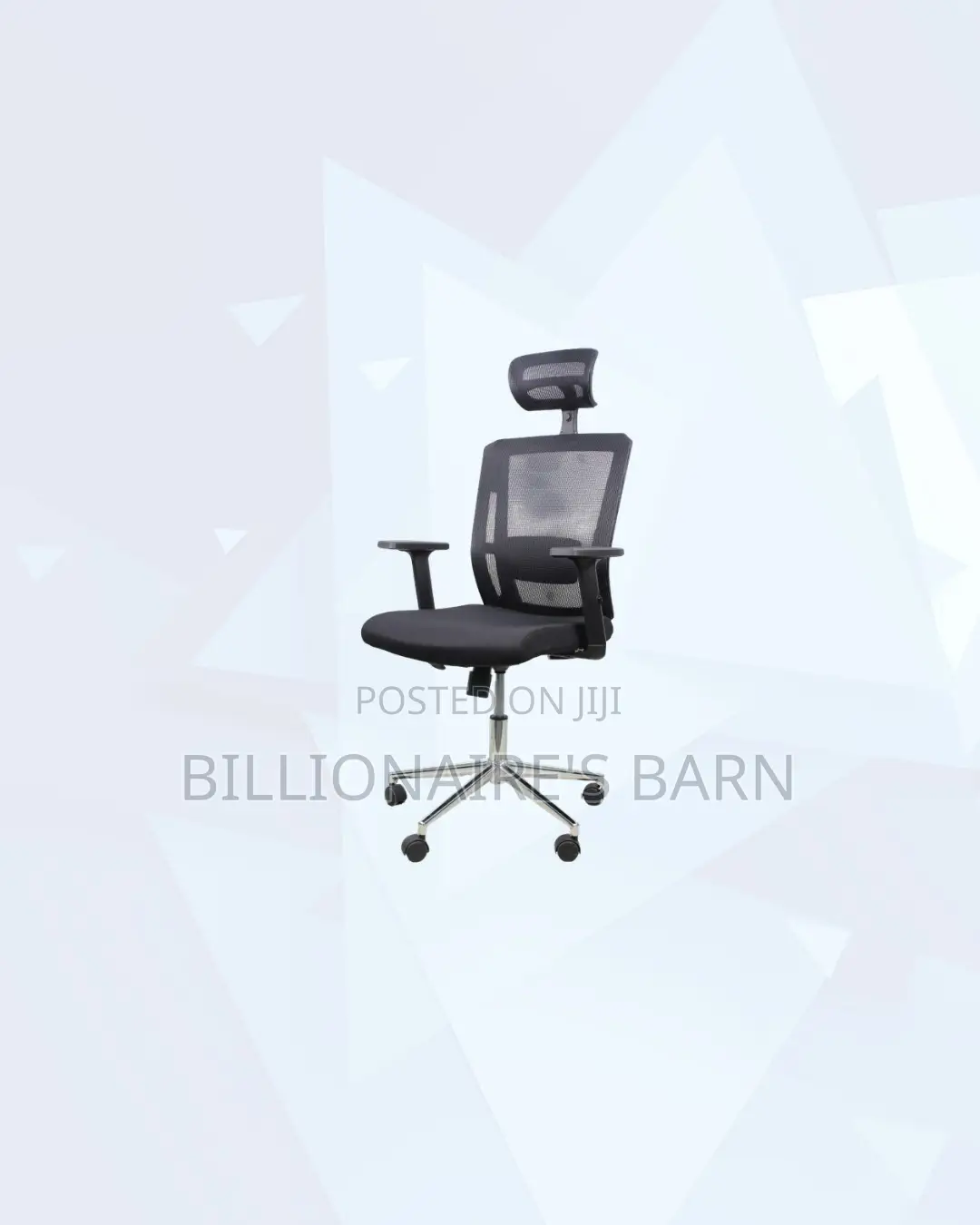 Practical Mesh Office Chair With Headrest for Task Based Productivity