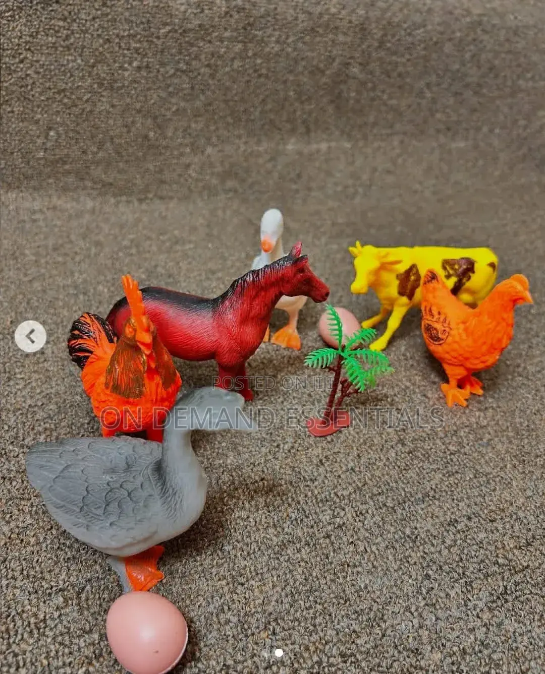 *CBC Learning Farm Animals Adventure Set of 6 Animal Toy Figures