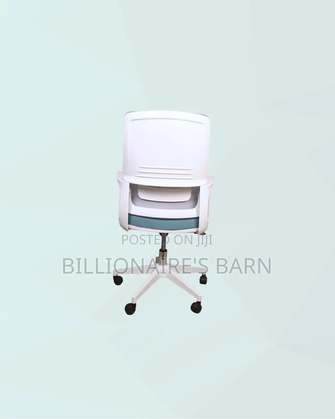 Practical White Mid Back Mesh Office Chair for Task Based Productivity