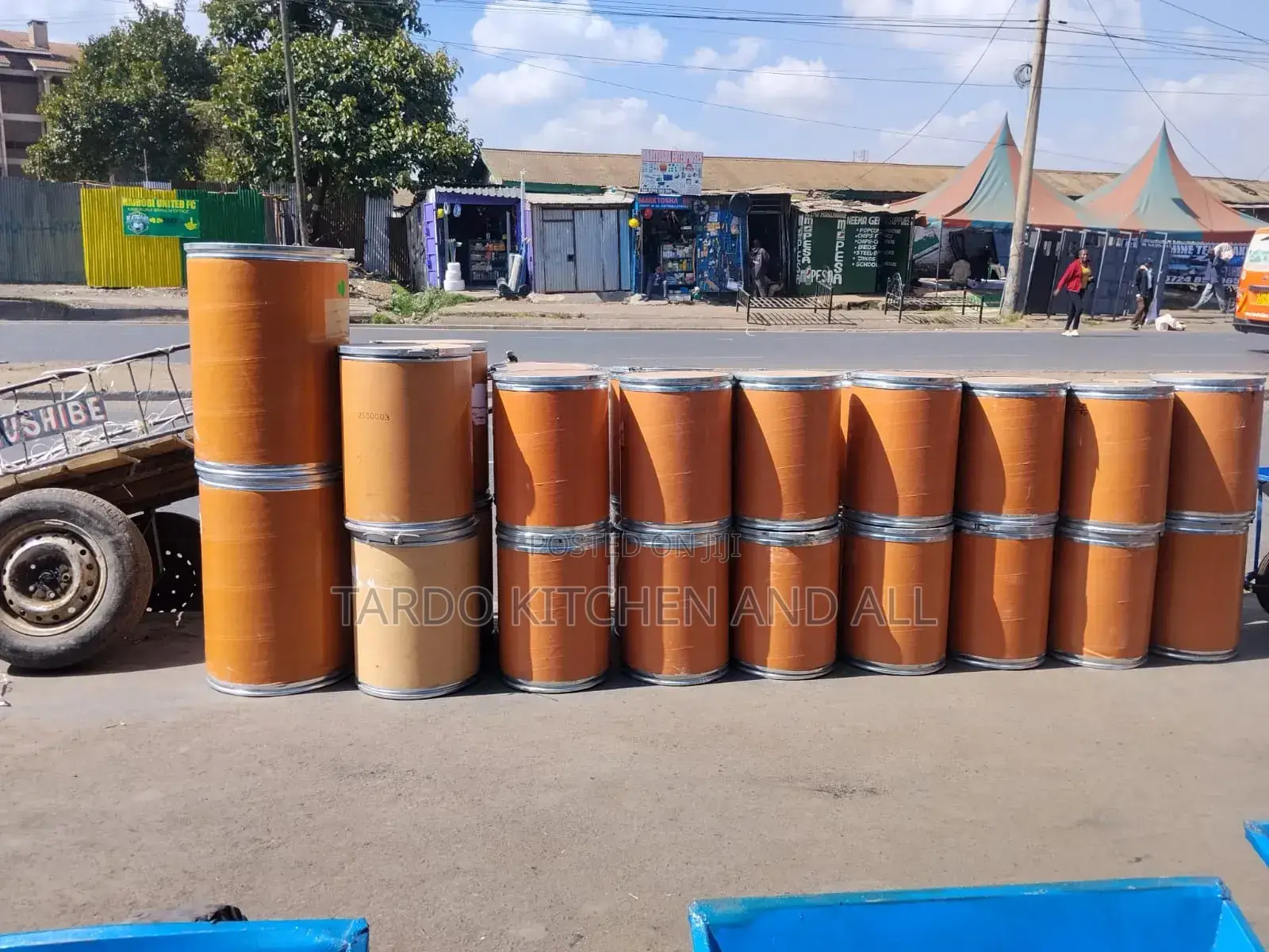 Airtight Fibre Drum/Cereal Storage.