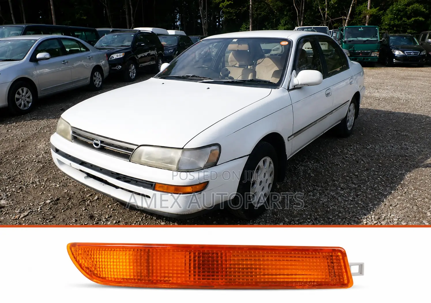 Front Bumper Indicator Lamp Toyota Corolla Ae100 92 - 94 Long