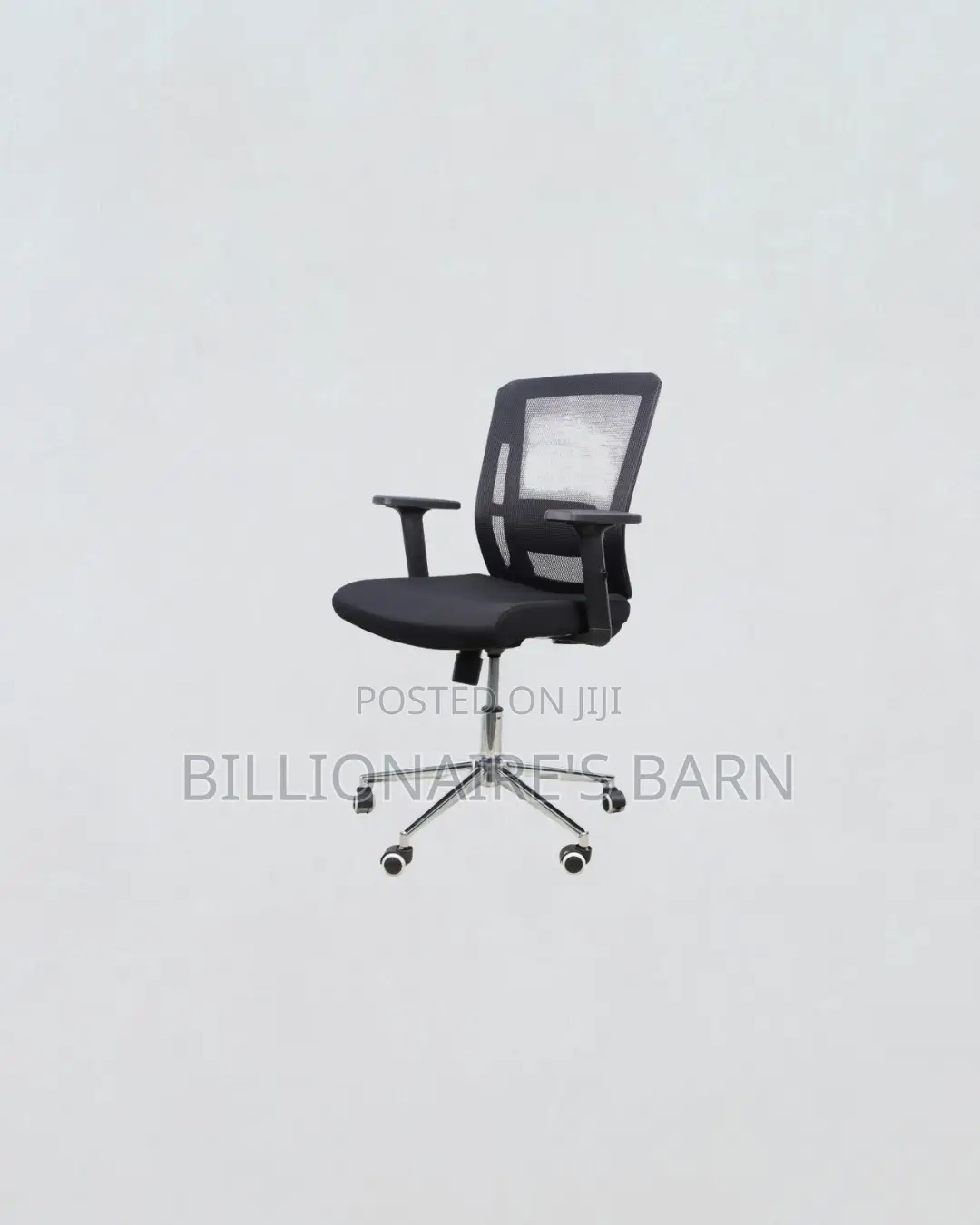 Practical Barn Origin Chair Mid Back Chrome for All Day Support
