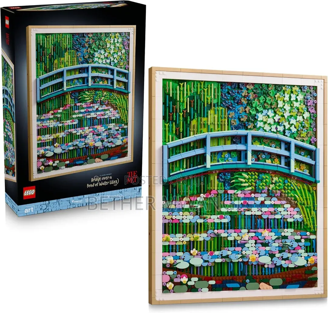 Lego Art Claude Monet - Bridge Over a Pond of Water Lilies