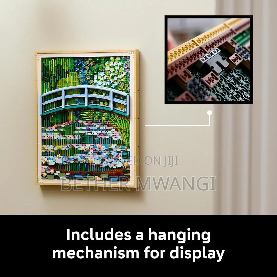 Lego Art Claude Monet - Bridge Over a Pond of Water Lilies