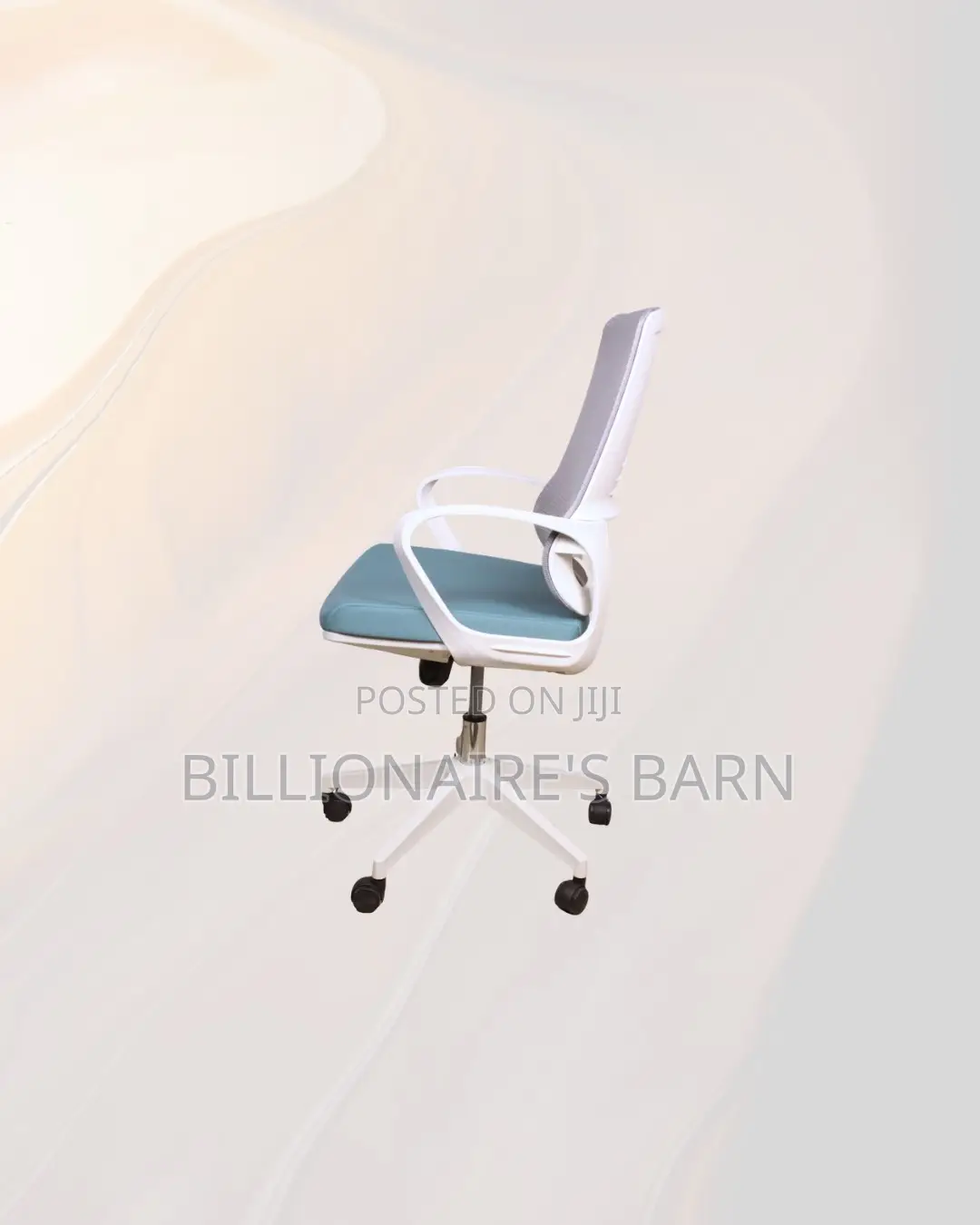 Practical White Mid Back Mesh Office Chair for Modern Workspace Appeal