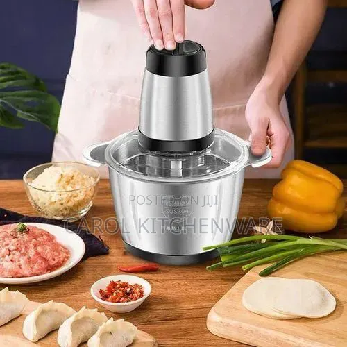 Electric Stainless Steel Food Processor