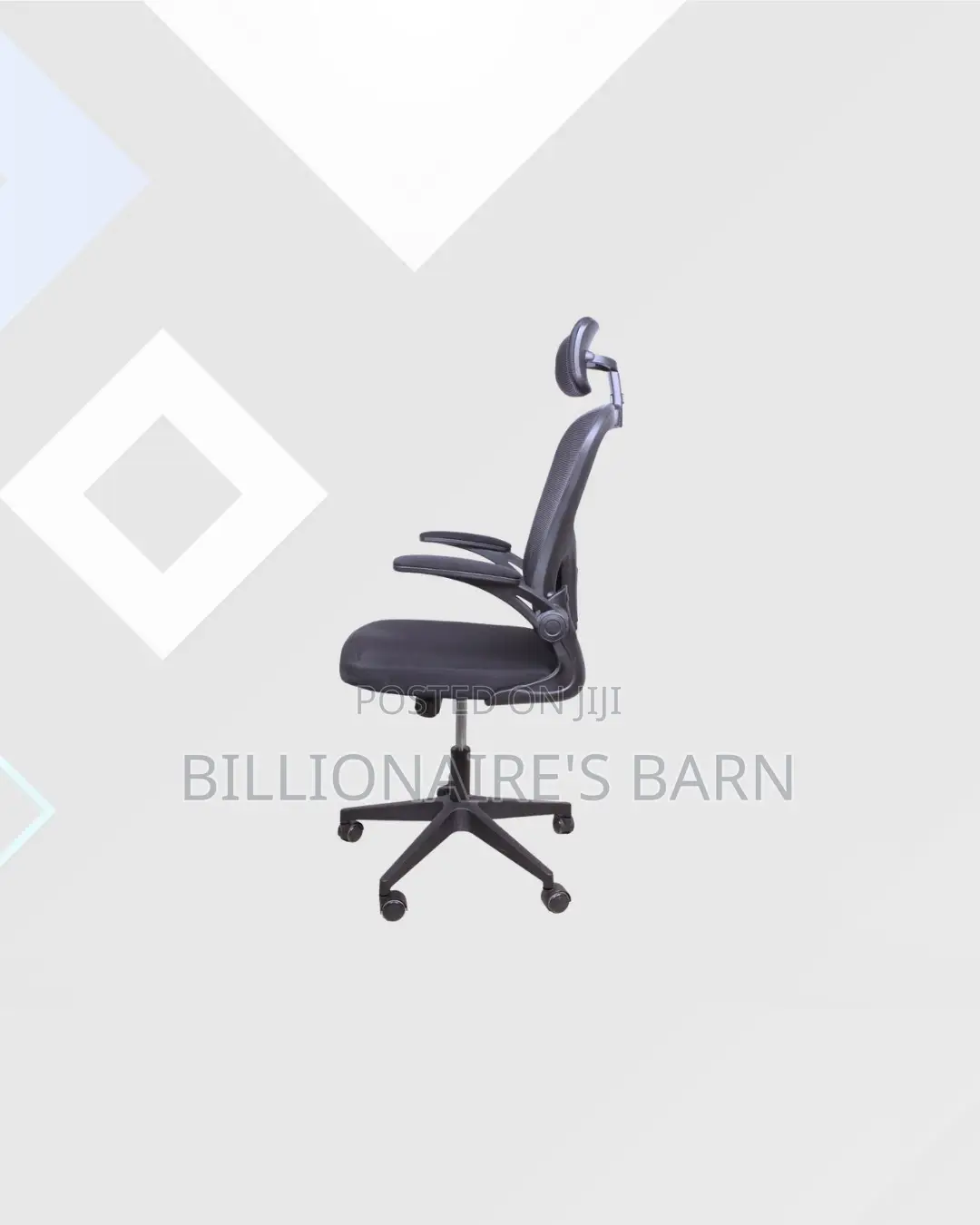 Ergonomic Office Chair With Headrest for Smooth Swivel Movement