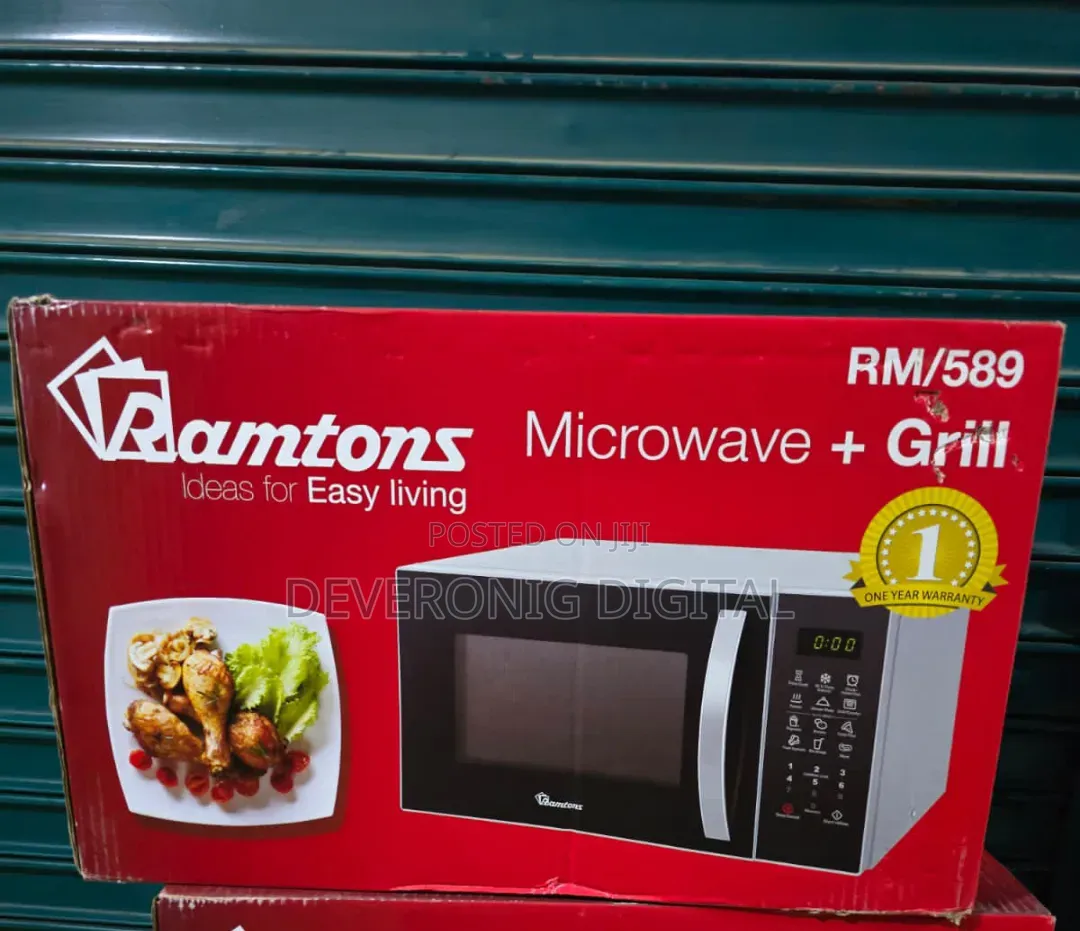 Ramtons 23Litres RM589 Microwave With Grill RM589 (SILVER)