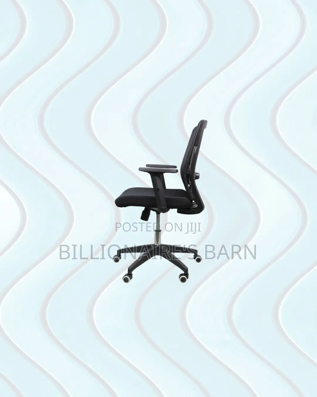 Practical Barn Origin Chair Mid Back Nylon for Smooth Swivel Movement