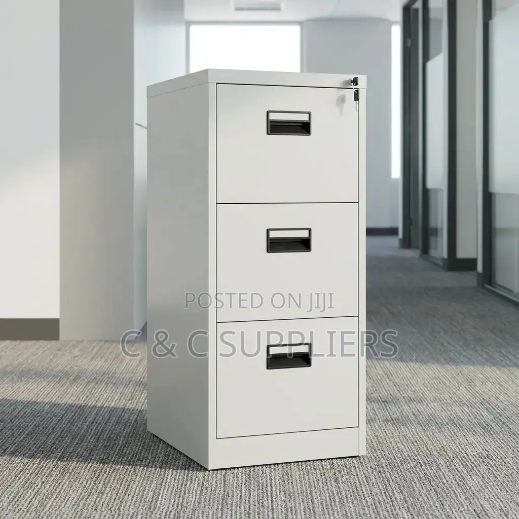 3-Drawer Modern Storage Locker