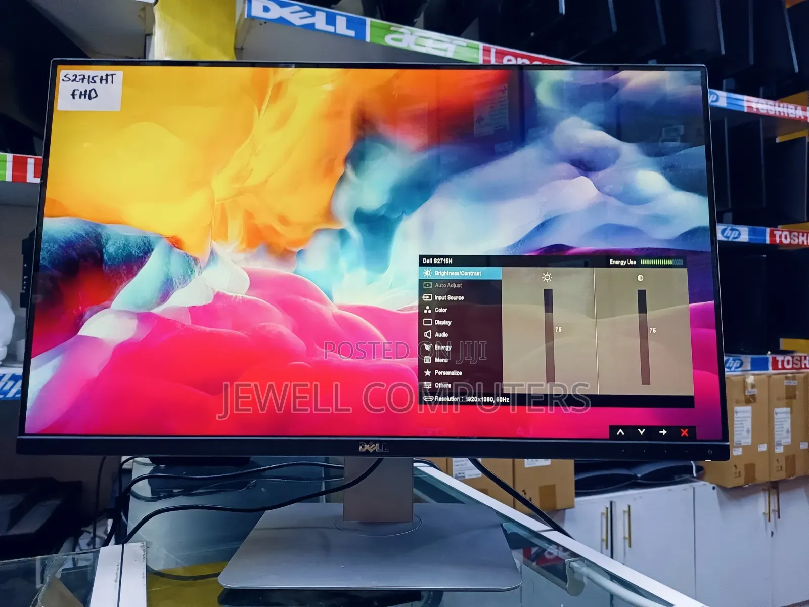 Dell Ultrashap S2715Ht 27-Inch FHD(1920X1080) Frameless Monitor