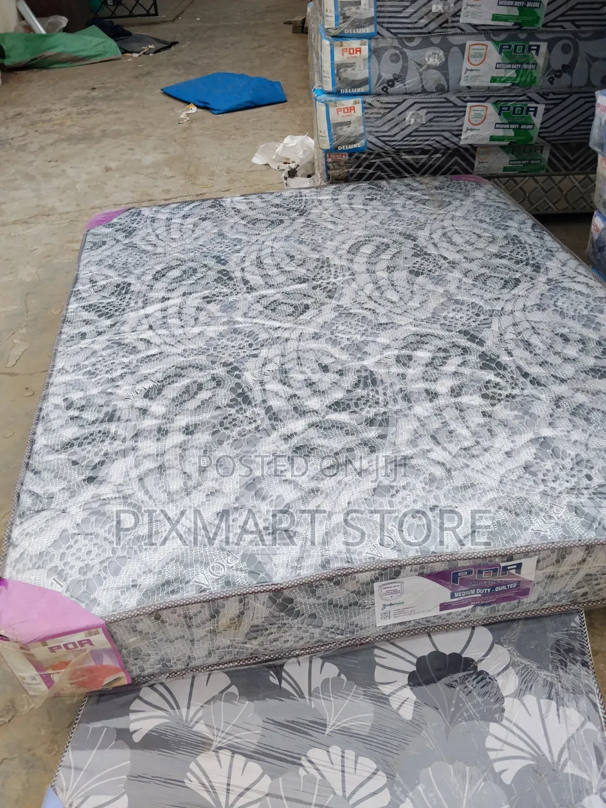 Jumbo Poa Strong Foam Mattress 5×6 Quilted, 8 Inches