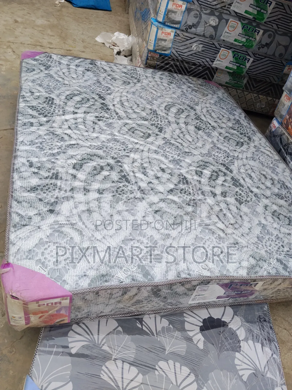 Jumbo Poa Strong Foam Mattress 5×6 Quilted, 8 Inches