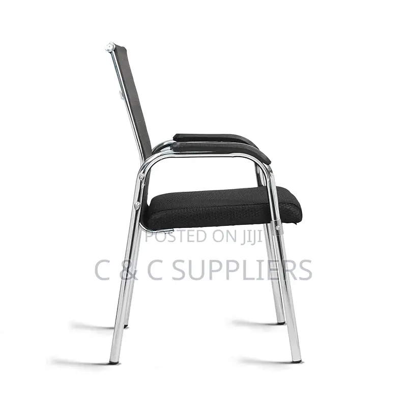 Modern Reception Mesh Chair With Armrest