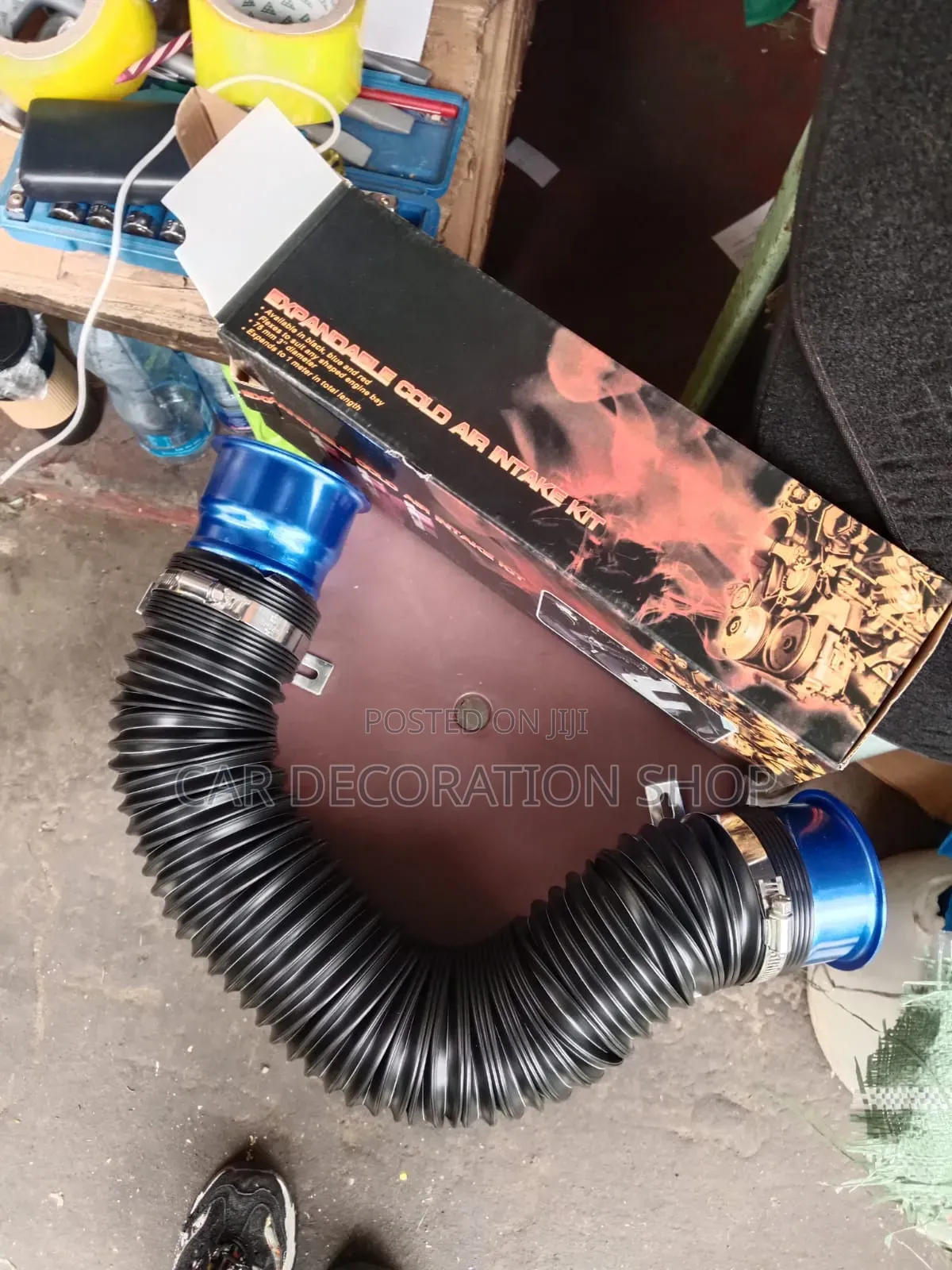 3-Inch 76mm Adjustable Flexible Cold Air Intake Pipe