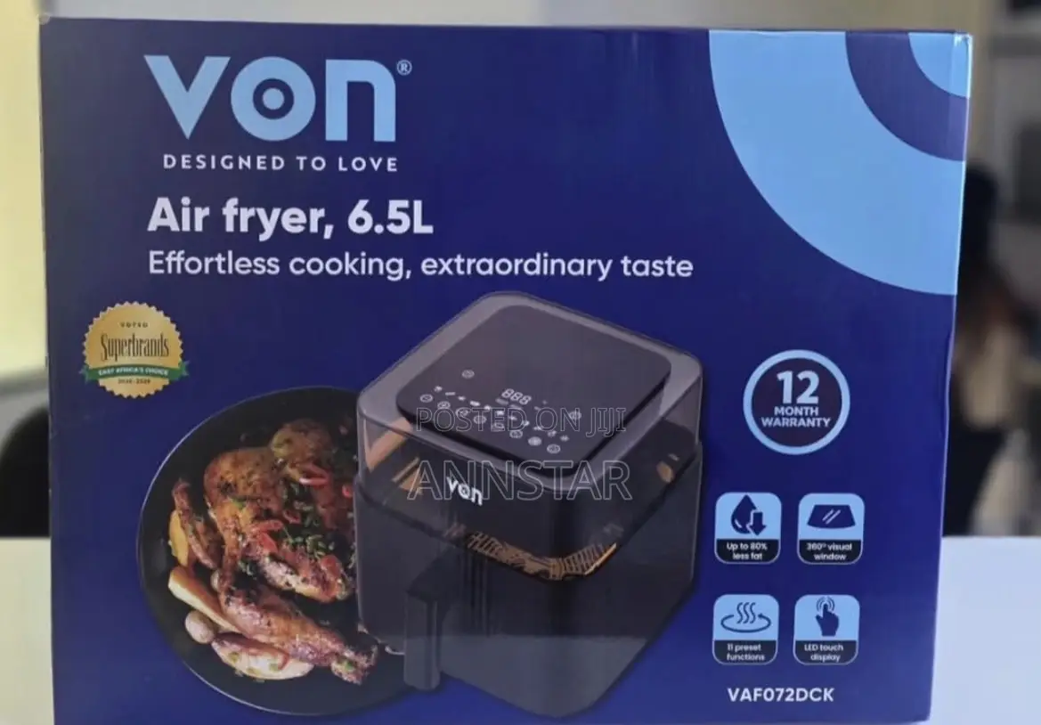 6.5 Litres Von Airfryer