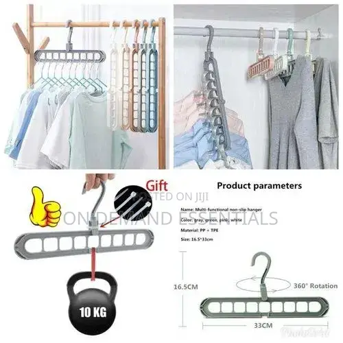 Multi Port Hanger Rack Support for Clothes