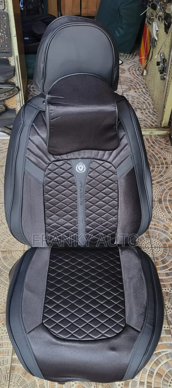Pure Leather Seatcover Black 7seater