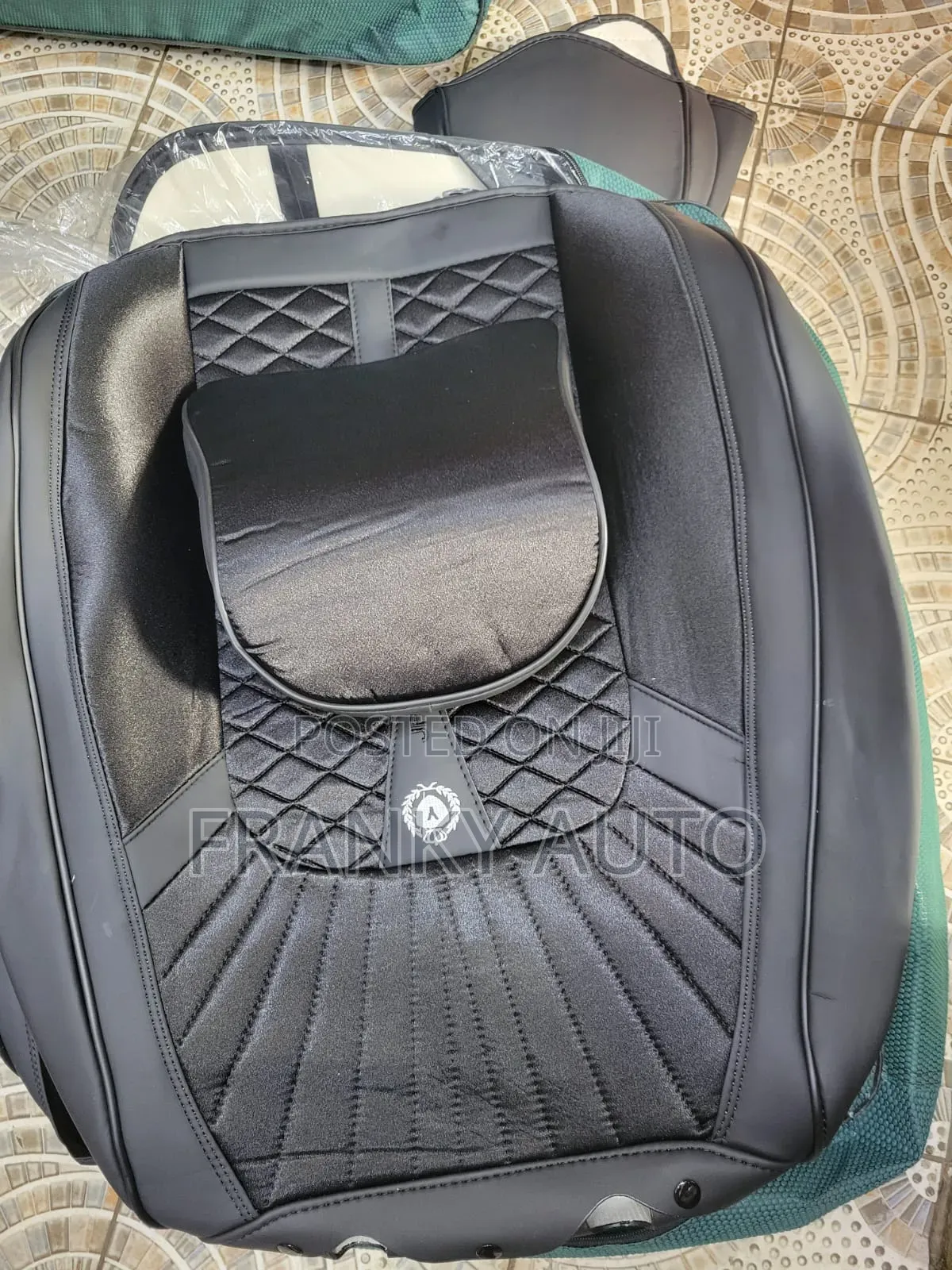 Pure Leather Seatcover Black 7seater