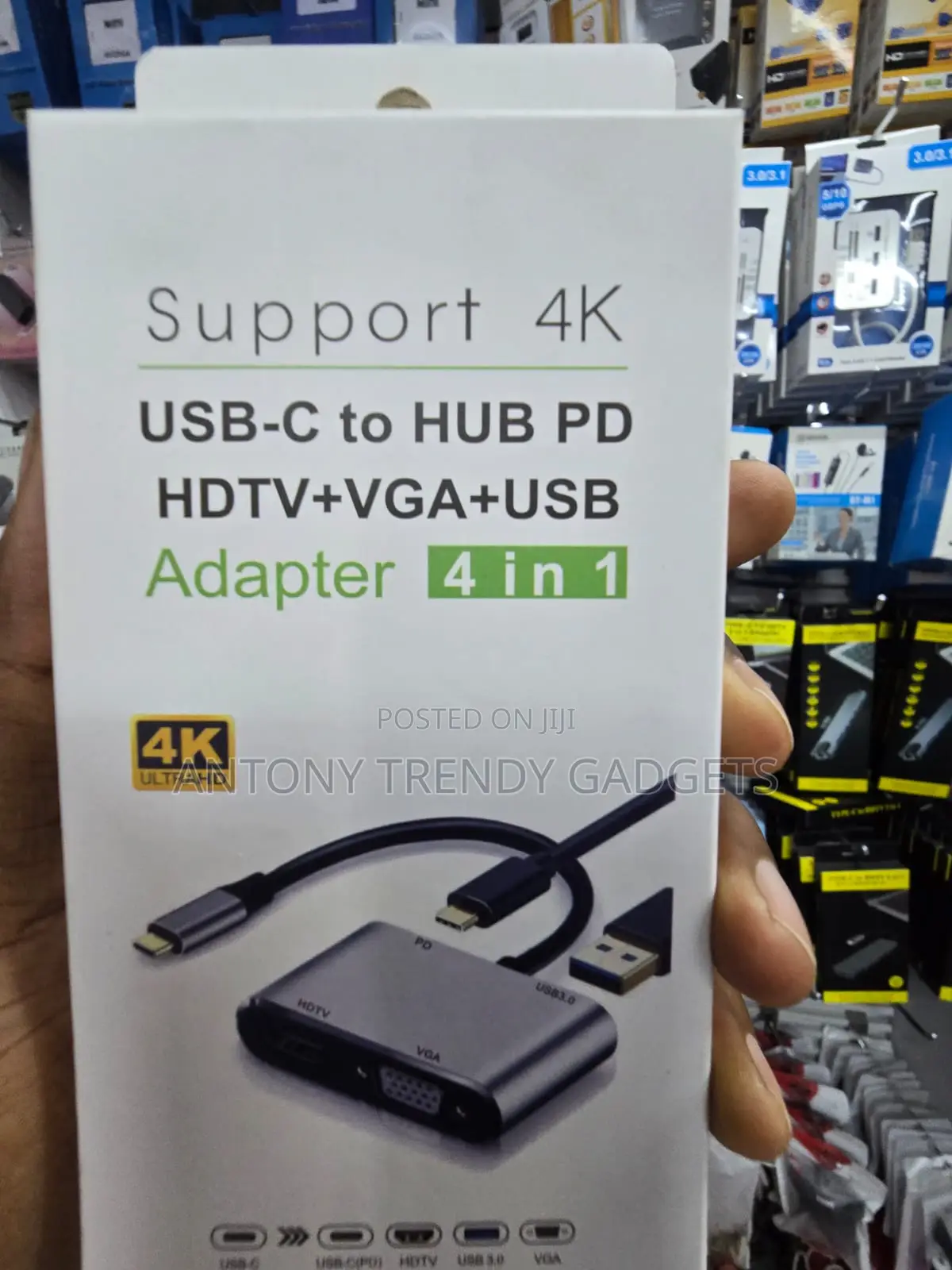 USB-C Hub HDMI VGA USB 3.0 for Laptop Tablet