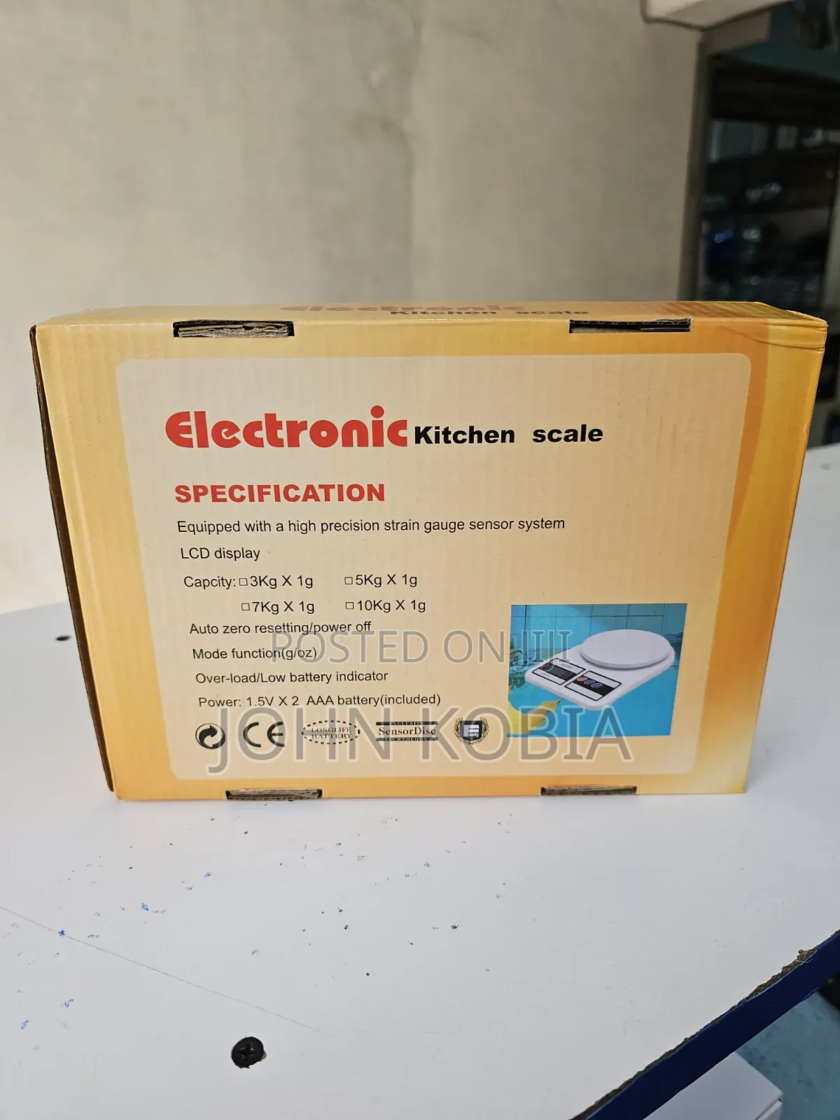 10kgs Electronic Kitchen Scale