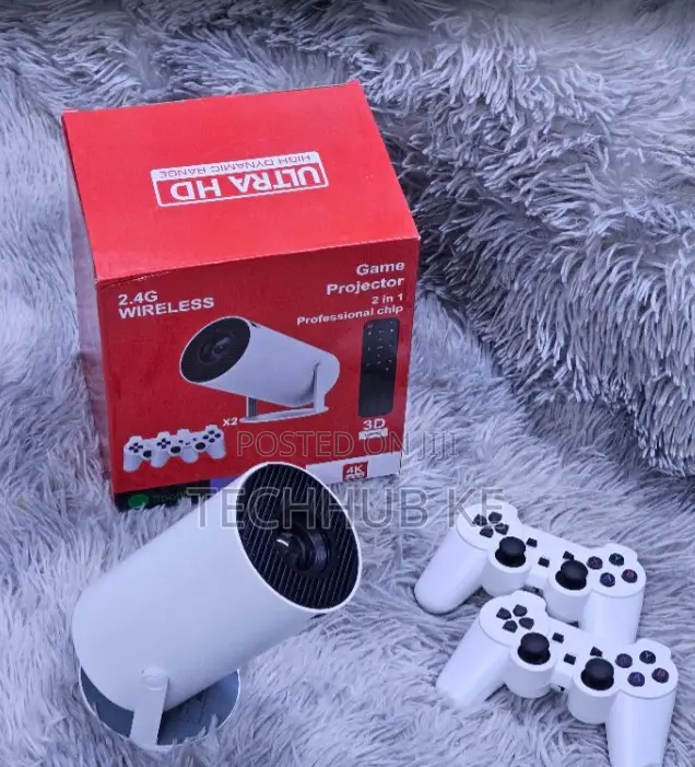 HY300 Android WiFi Projector With Wireless Controller Bundle