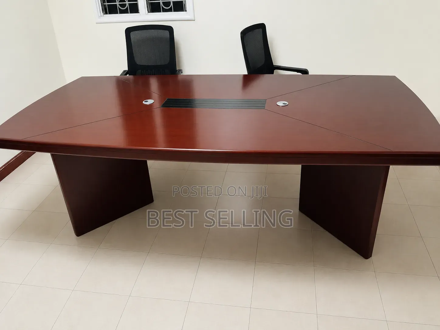 Best Boardroom Table/Meeting Table - Mahogany Effect