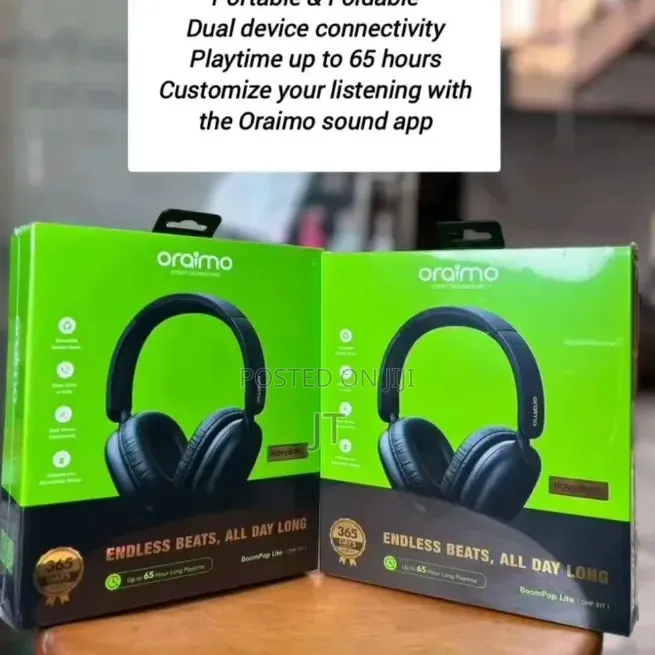 Oraimo BoomPop N OHP-915N *65hrs Playtime Active Noise Cancellation