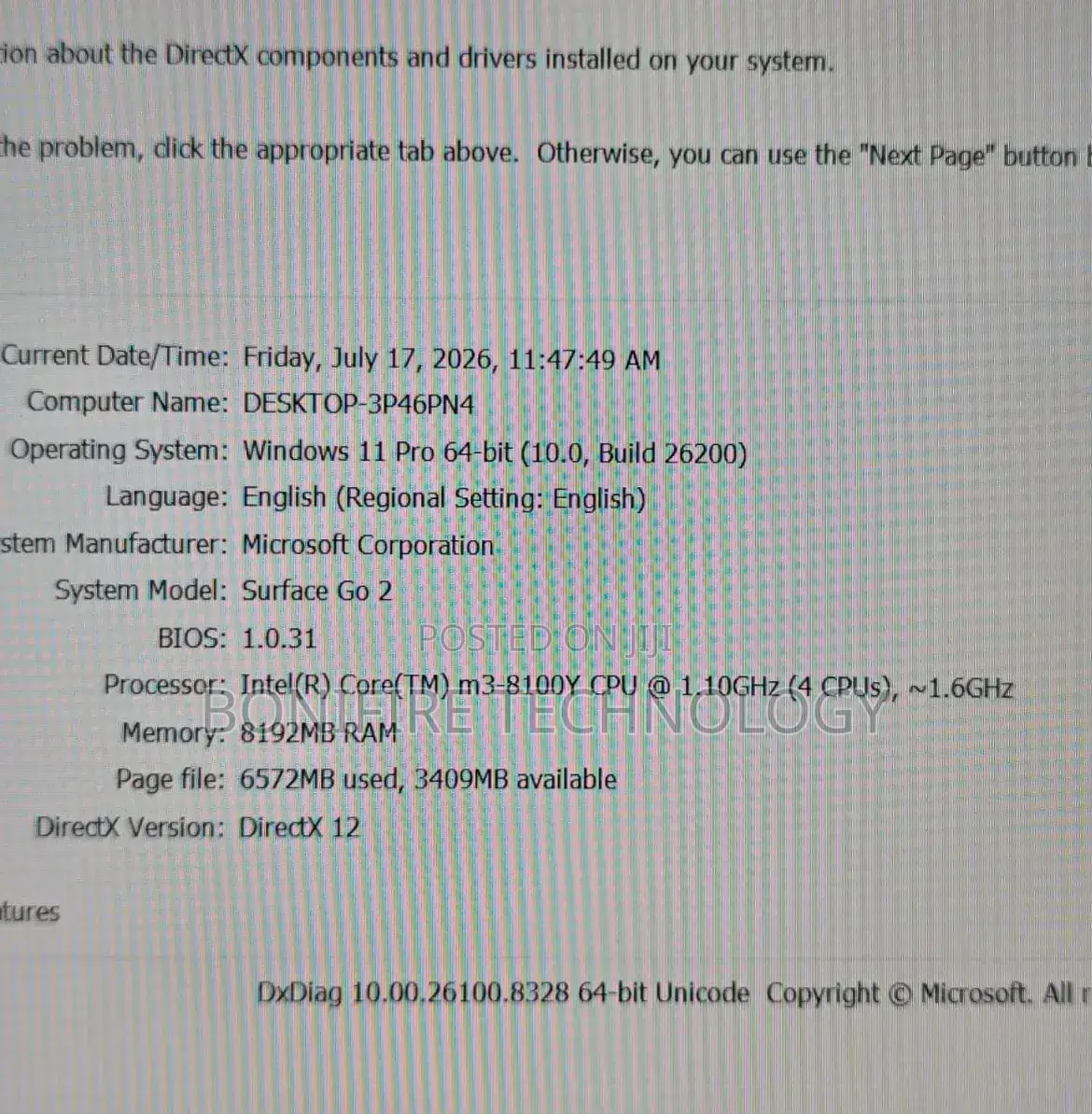 Laptop Microsoft Surface Pro 7 16GB Intel Core i5 SSD 256GB