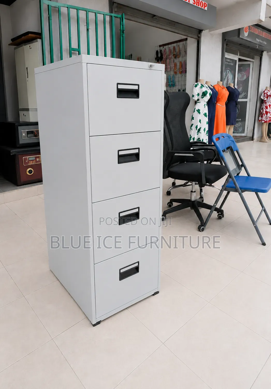 Modern Metallic Cabinet