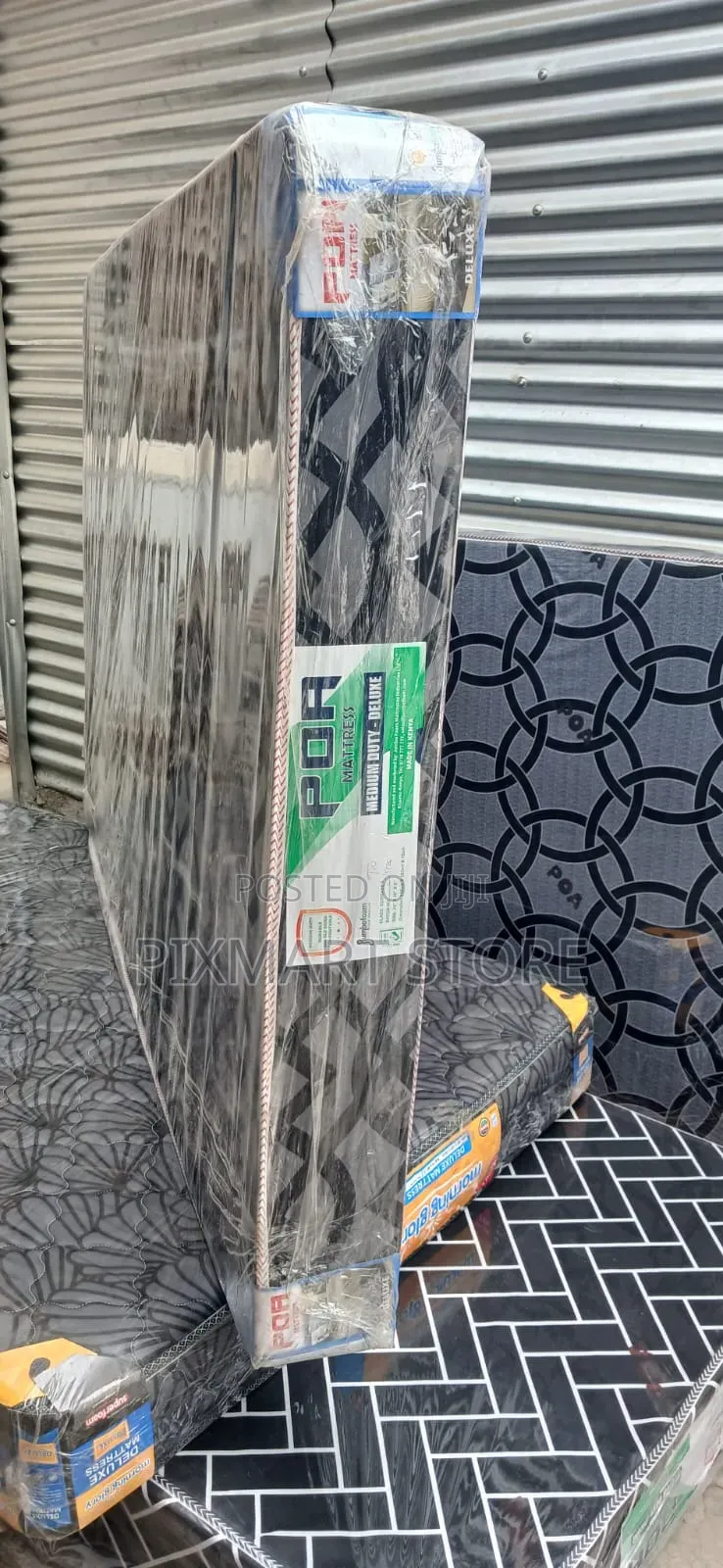 Jumbo Poa Foam Mattress 4x6 6 Inch Plain