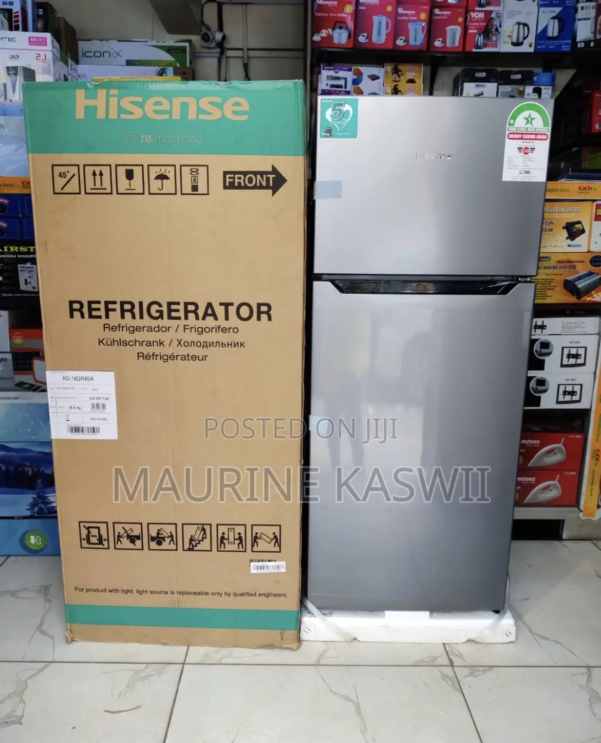 Hisense Ref120dr Double Door Top Freezer