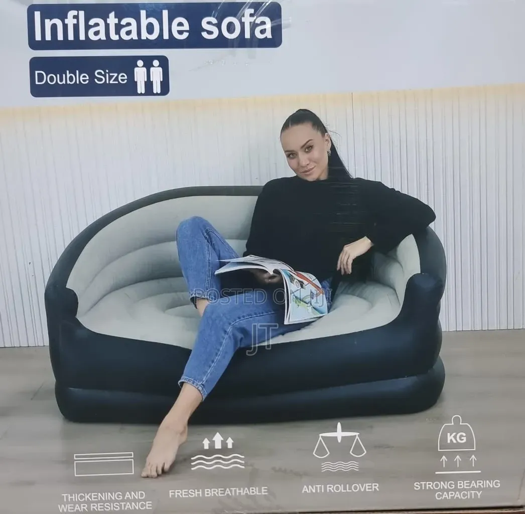 Double Size Inflatable Sofa Seat Size 135x84x62cm